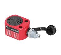 Taidda Utensile Elettrico Leggero dello Stantuffo 10T del Cilindro Idraulico del Foro Cavo per i Prodotti Industriali FPY-10 Rosso D'acciaio 45#