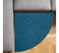 Taidianolp Personalized Corner Rugs Customized Pattern,Dark Blue Decorative Corner Sofa,Custom,130 x 130 cm,Soft Rug for Bedroom Indoor Carpets Home Office Decor