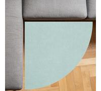 Taidianolp Personalized Corner Rugs Customized Pattern,Duck Egg Blue Decorative Corner Sofa,Custom,155 x 155 cm,Modern Bedroom Contemporary Living Room Rug Throw Mat,