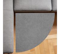 Taidianolp Personalized Corner Rugs Customized Pattern,Grey Decorative Corner Sofa,Custom,130 x 130 cm,Soft Rug for Bedroom Indoor Carpets Home Office Decor