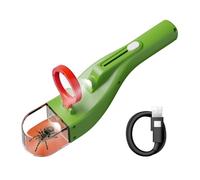TAIHOBO Attrezzo Cattura Insetti Vivi Verde, Trappola per Ragni e Insetti, Cattura Ragni con Lente d'Ingrandimento per Bambini, per Osservare Gli Insetti nelle Vicinanze e Poi Rilasciare Nuovamente