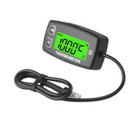 Taikemeti Termometro digitale per la temperatura del motore, a induzione, piccolo motore, multifunzione, termometro impermeabile, adatto per il motore della moto da barca, camion