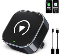 Taiker Adattatore wireless CarPlay,Convertire senza sforzo cablato in wireless,Adatto per auto con carplay,Compatibile con i Phone iOS 10 + & Android Auto,Adattatore Mini & Stabile Car Play
