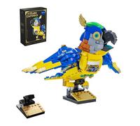 TAIKONLAB Set di giocattoli steampunk ara da costruzione, modello creativo MOC per pappagallo animale come decorazione da collezione per la stanza, mattoni di qualità compatibili con le principali