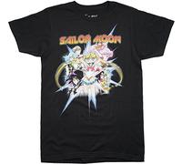 TAILAD Sailor Moon Rock Adult Black T-Shirt