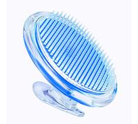 TailaiMei - Spazzola esfoliante per il trattamento dei capelli incarniti, per trattare e prevenire gli urti del bikini, rasoio, soluzione per la pelle liscia e setosa, per uomini e donne, colore: blu