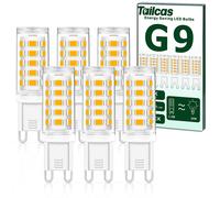 Tailcas G9 LED Lampadina 3.5W Equivalenti 30W 40W Lampada Alogena Bianco Caldo