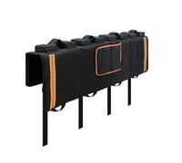 Tailgate Cycle Pad, Reflective Truck Cover, Tail Gate Protector, Cushioned Backing, Secure Strap System, Great for Outdoor Adventures, Family Road Trips and Truck Bike Transport