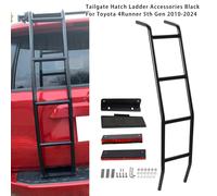 Tailgate Hatch Ladder Accessories Black Per Toyota 4Runner 5th Gen 2010-2024 T0