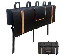 Tailgate Protection Pad - Premium Truck Bike Pads, Upgrade Truck Tailgate Bike Pad, Pickup Tailgate Cover, Outdoor Tailgate Pad, Bike, Tailgate Protection Pad con tasche per strumenti, non scivola,