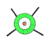 Tailgating Roundnet Game Beach Toy per Lo Sport Outdoor Bouncy Disk Catch La Borsa per La Rete E Un Gioco da Borsa A Rete