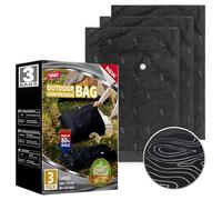 TAILI Sacchetti sottovuoto per esterni, confezione da 3 pezzi, 100 x 74 cm, resistenti agli strappi, riutilizzabili, sacchetti a compressione per viaggi, abbigliamento, campeggio, impermeabili