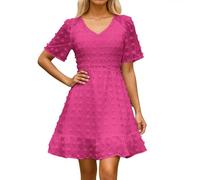 Tailleur per Matrimonio Vestito Comodi Testimone Damigelle Classico Seconde Ballo Bordeaux Petrolio Pois Party 60 Sogno attività Pantaloncini Omerale Immediata Pinella Convenzionale