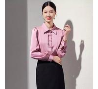 Tailleur Vestito Abito Donna Elegante Completo Set Tailleur Rosa Nero 21083