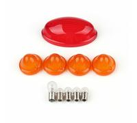 TailLight Turn Signals Cover Bulbs For Bonneville SE T100 Amber S1