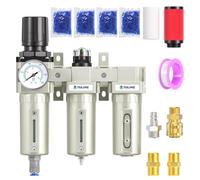 TAILONZ PNEUMATIC 0-1,6MPA 1/2-inch BSP Filtro terziario industriale per particolato, filtro a coalescenza, essiccatore e condizionatore d'aria (scarico automatico).