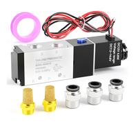 TAILONZ PNEUMATIC 1/2" BSP Elettrovalvola 4V410-15 12V Elettrovalvola singola pilotata 2 posizioni 5 vie Tipo di connessione Cavo di uscita