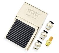 TAILONZ PNEUMATIC 1/4 Inch BSP Valvola a pedale filettata in gomma antiscivolo con controllo della pressione a pedale a 3 posizioni e 4 vie FV-420