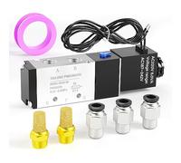 TAILONZ PNEUMATIC 1/8 Inch BSP Elettrovalvola 220V Tipo di connessione elettrica a 2 posizioni e 5 vie con pilota a bobina singola 4V110-06