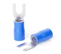 TAILONZ PNEUMATIC 300 pezzi blu 16-14 AWG isolati forcella vanga U-Type filo connettore elettrico a crimpare terminale