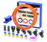 TAILONZ PNEUMATIC arancione 6 mm OD 4 mm ID poliuretano PU tubo flessibile aria Kit 10 metri 32,8ft