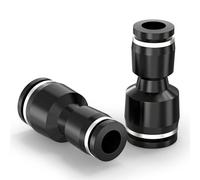TAILONZ PNEUMATIC Riduzione diritta 12MM tubo OD x 8MM tubo OD tubo OD Raccordi a pressione PG12-8 (confezione da 10)