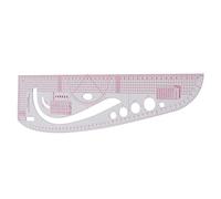 Tailor Ruler High Accuracy Transparent Professional Plastic Multifunction French Curve Ruler for Costume Designing and Sewing Crafts