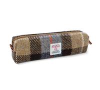 TAILORMAP Harris Tweed - Astuccio portapenne grande capacità, con cerniera, per uomini e donne (n. 896)