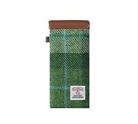 TAILORMAP Harris Tweed Squeeze - Custodia per occhiali da sole in pelle