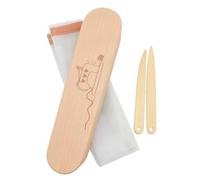 Tailor's Clapper, Durable Smooth Hardwood Quiltîng Block, Appliqué Quilting Tool Bone Pencil Set, For Sewing Quilting Embrõidery, Accessories Color Random, 1 Set