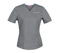 TAILOR'S Personalizzata Personalizzabile Ricamato Donna Tunica Sanitaria Casacca Ospedaliera Infermiera Dentista Badante Ospedale Laboratorio Uniforme