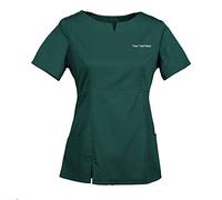 TAILOR'S Personalizzata Personalizzabile Ricamato Donna Tunica Sanitaria Casacca Ospedaliera Infermiera Dentista Badante Ospedale Laboratorio Uniforme