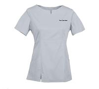 TAILOR'S Personalizzata Personalizzabile Ricamato Donna Tunica Sanitaria Casacca Ospedaliera Infermiera Dentista Badante Ospedale Laboratorio Uniforme