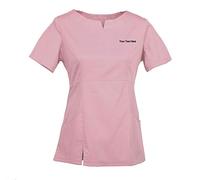 TAILOR'S Personalizzata Personalizzabile Ricamato Donna Tunica Sanitaria Casacca Ospedaliera Infermiera Dentista Badante Ospedale Laboratorio Uniforme