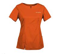 TAILOR'S Personalizzata Personalizzabile Ricamato Donna Tunica Sanitaria Casacca Ospedaliera Infermiera Dentista Badante Ospedale Laboratorio Uniforme