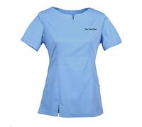 TAILOR'S Personalizzata Personalizzabile Ricamato Donna Tunica Sanitaria Casacca Ospedaliera Infermiera Dentista Badante Ospedale Laboratorio Uniforme