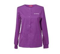 TAILOR'S Personalizzata Personalizzabile Ricamato Giacca Sanitaria da Lavoro da Donna Giacca Ospedaliera Termica da Donna Infermiera Dentista Badante Ospedale Laboratorio Uniforme