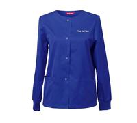 TAILOR'S Personalizzata Personalizzabile Ricamato Giacca Sanitaria da Lavoro da Donna Giacca Ospedaliera Termica da Donna Infermiera Dentista Badante Ospedale Laboratorio Uniforme