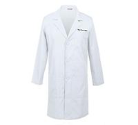 TAILOR'S Personalizzata Personalizzabile Ricamato Uomo Camice da Laboratorio Bianca Abbigliamento da Lavoro e Divise