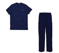 TAILOR'S Personalizzata Uomo Divisa Ospedaliera Uniforme Sanitaria Set con Casacca e Pantalone Divise Uniformi Medica Set con Maglia e Pantaloni Uniformi Mediche Personalizzabile