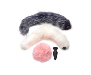 Tailz TAILZ - Plug Anale Snap-On con 3 Code Intercambiabili