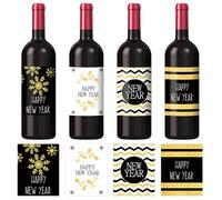 TaimeiMao 25Pcs Etichetta per Bottiglie, Bottiglia Personalizzata, Adesivi Etichette Vino o Birra, Adesivi Personalizzati con Testo Impermeabile da Applicare alle Bottiglie di Champagne o di Vino