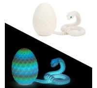 TaimeiMao Giocattolo di Serpente Stampato 3D, Uova di Serpente 3D | Animali Stampati3D, Adatto per Auto, Decorazioni Domestiche