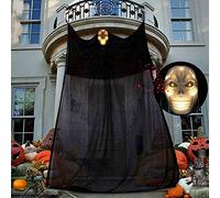 TaimeiMao Halloween Appeso Fantasma, puntello di Halloween Scheletro Fantasma, Halloween Decorazioni Horror, Usato per Halloween Horror Decorazione giardinoe Horror Party (Nero)
