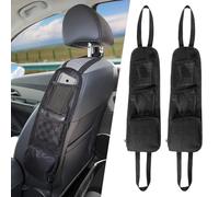 TaimeiMao Organizer per Borsa da Auto,Schienali auto Protezione Bambini,Protezione dello Schienale Dell'auto,Borsa Portaoggetti per Sedile Posteriore Dell'aut (Nero)
