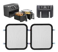 Taimimy 2 paraschizzi in acciaio inox per Ninja Foodi Max Dual Zone AF400EU & AF451EU, paraspruzzi magnetici per friggitrice ad aria calda Ninja, accessori per paraspruzzi di grasso per spirale