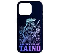 Taino Warrior Boriken Pride Indigeno Porto Rico Boricua Custodia per iPhone 16 Pro