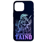 Taino Warrior Boriken Pride Indigeno Porto Rico Boricua Custodia per iPhone 16 Pro Max