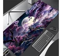 Tainrun Tappetino Mouse XXL 800x400x2mm, Scenario fantastico tappetino mouse Gaming, con Base Antiscivolo in Gomma, Tracciamento Ad Alta Precisione, Mousepad Grande per Computer e Ufficio