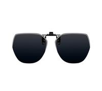 TAIOYHD Clip-on Polarizzate Flip-up da Uomo for Occhiali - Protezione Solare UV400, Lenti Polarizzate HD | for Guida e Uso All'aperto(JP007 black gray)